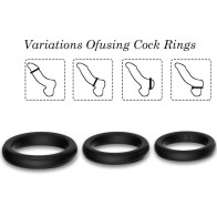 Armony Triple Silicone Ring - Enhance Your Pleasure