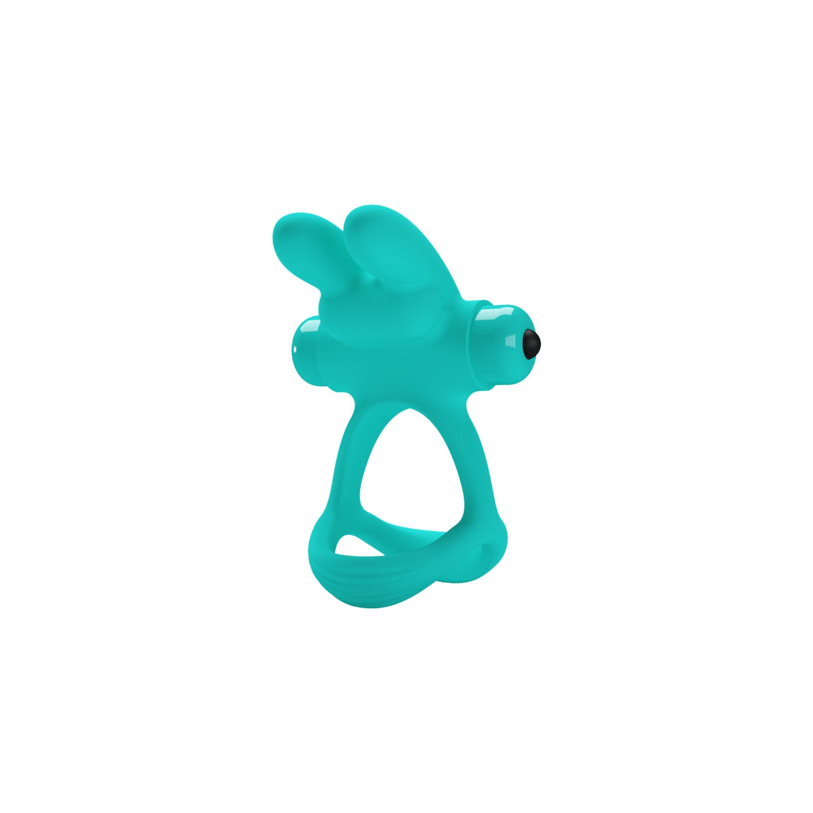 Pretty Love Dante Rabbit Vibrator Ring Green | Enhancing Pleasure