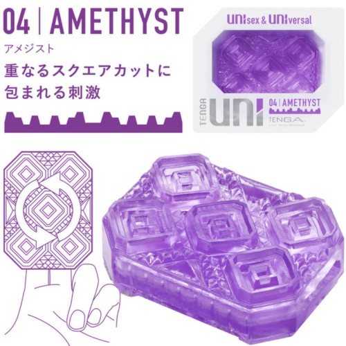 Masturbador Dedal Amethyst de Tenga - Placer Unisex