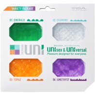 Uni Variety Finger Masturbator - Pack of 4