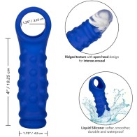 Admiral Beaded Funda Pene Silicona Líquida Azul