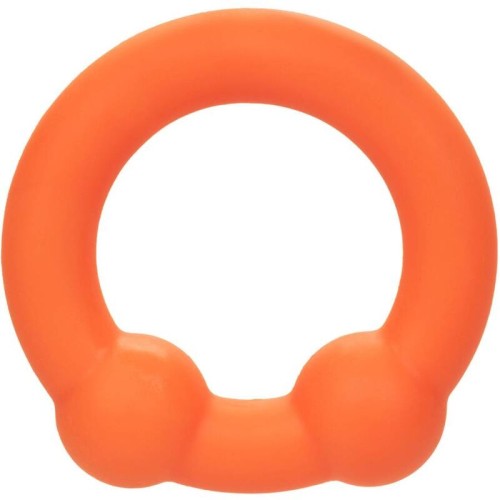 Alpha Double Ball Ring Orange - Enhance Pleasure