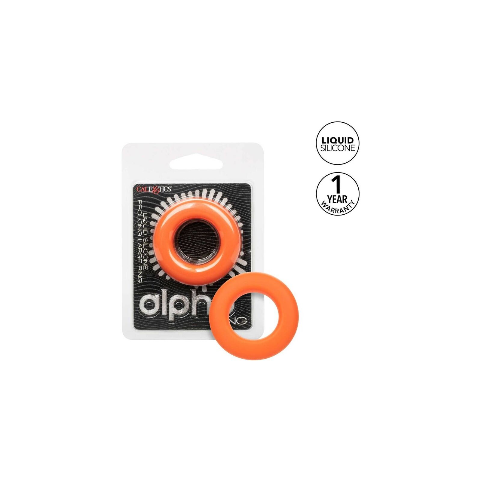 Alpha Prolong Large Ring Orange