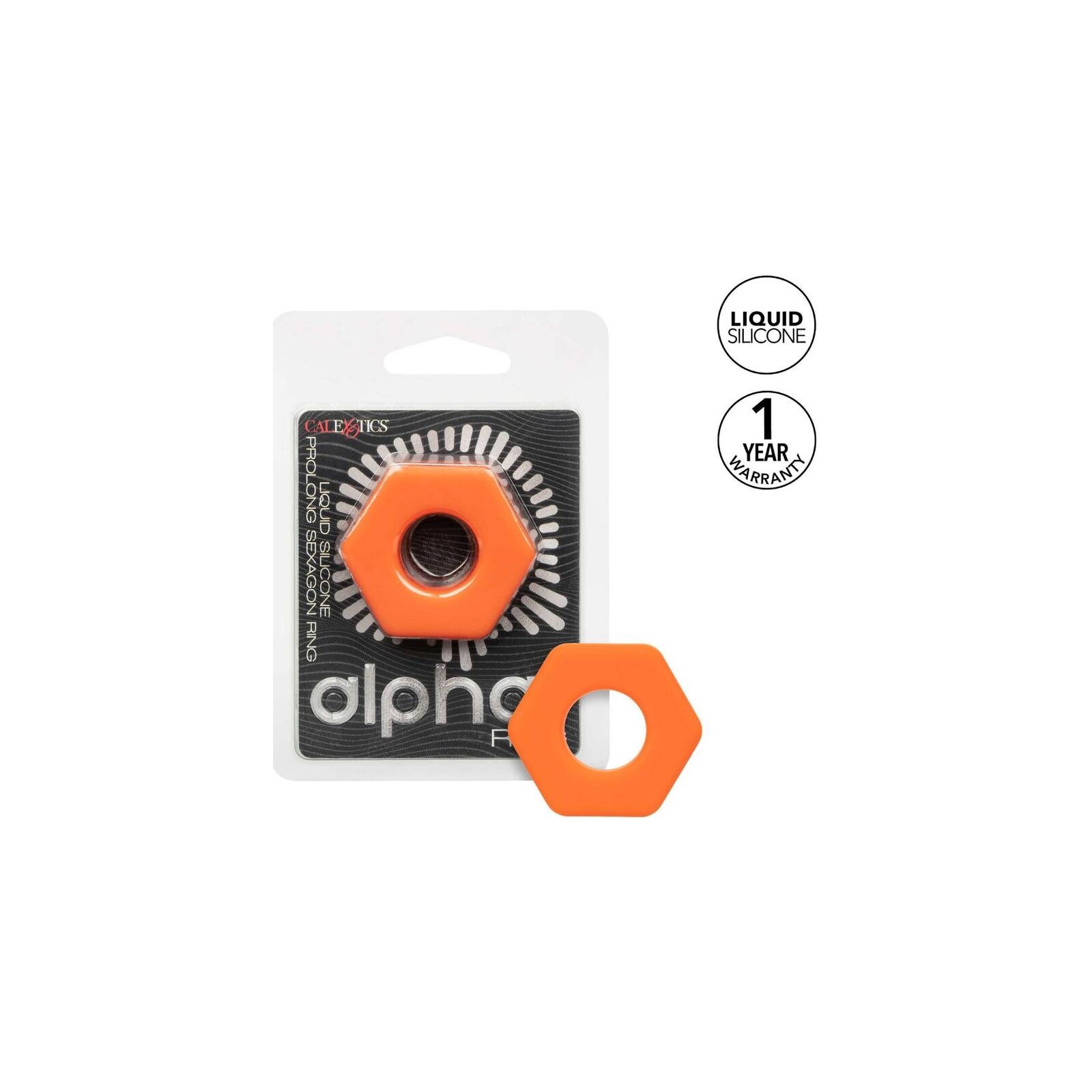 Alpha Prolong Liquid Silicone Sexagon Ring