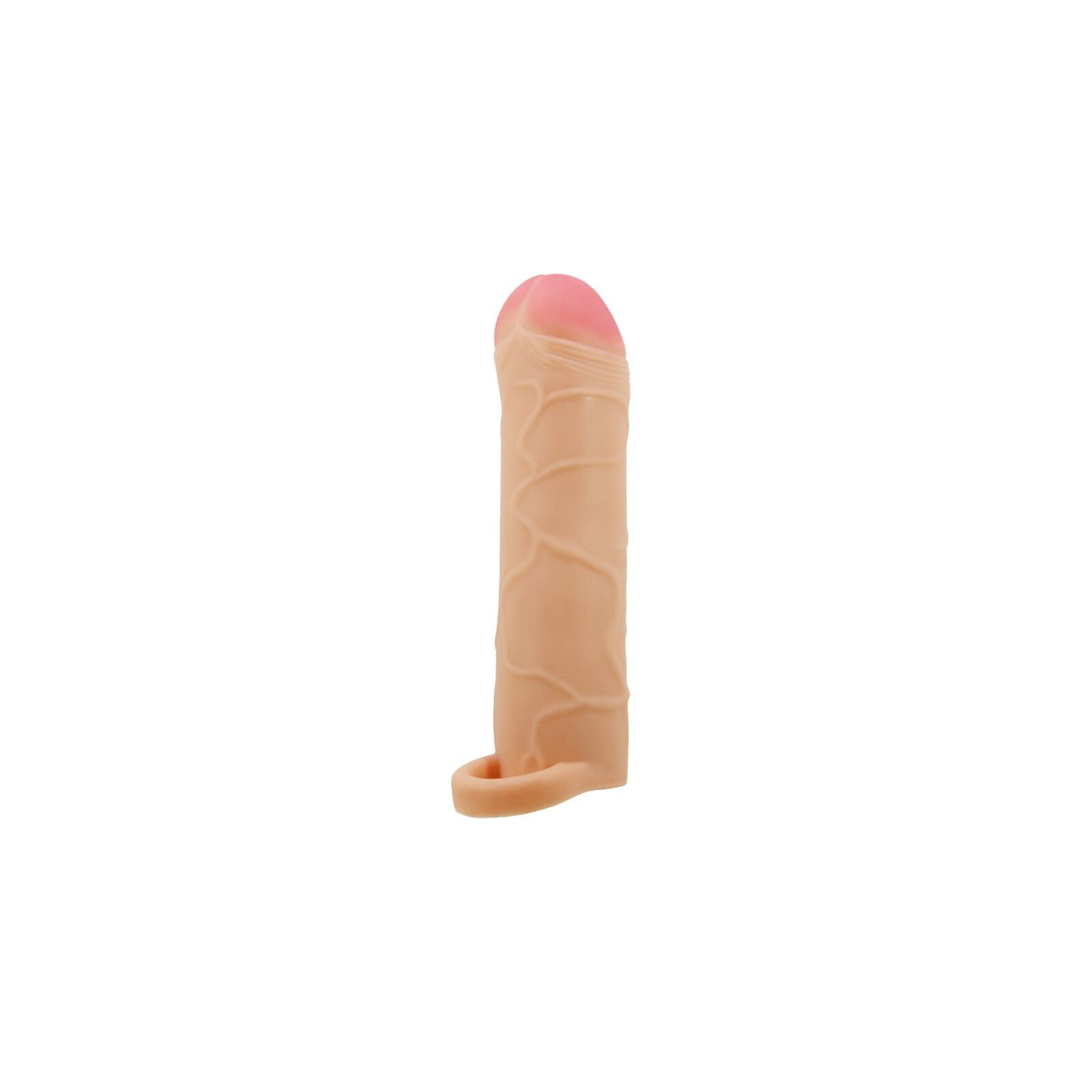 Funda de Pene Extensora Natural Pretty Love para Estimulación Intensificada