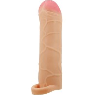 Funda de Pene Extensora Natural Pretty Love para Estimulación Intensificada