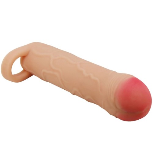 Funda de Pene Extensora Natural Pretty Love para Estimulación Intensificada