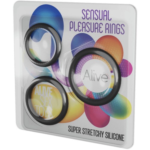 Set of Three Sensual Pleasure Rings