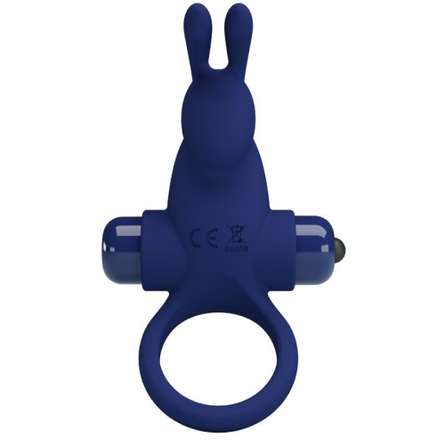 Pretty Love - Anillo Rabbit Vibrador Jiro - Mejorador de Placer Azul