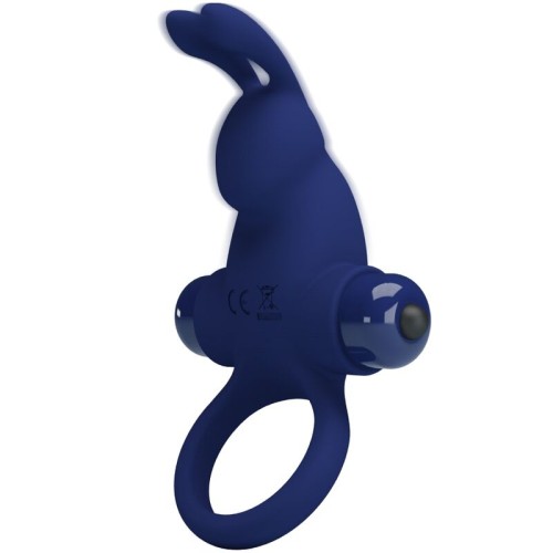 Pretty Love - Anillo Rabbit Vibrador Jiro - Mejorador de Placer Azul