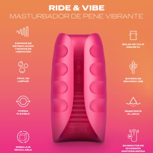 Durex Ride & Vibe Vibrating Masturbator