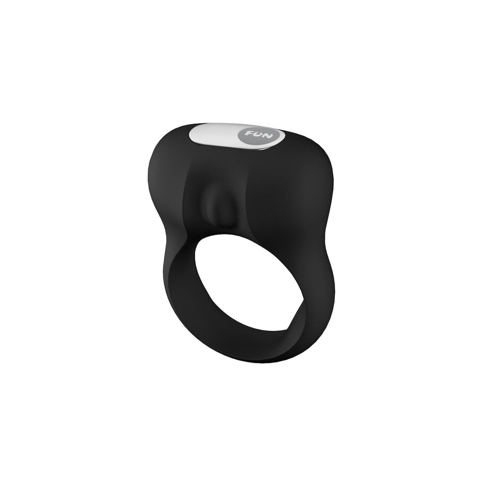 Steady Vibrating Penis Ring Black