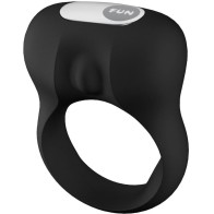 Steady Vibrating Penis Ring Black