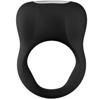 Steady Vibrating Penis Ring Black