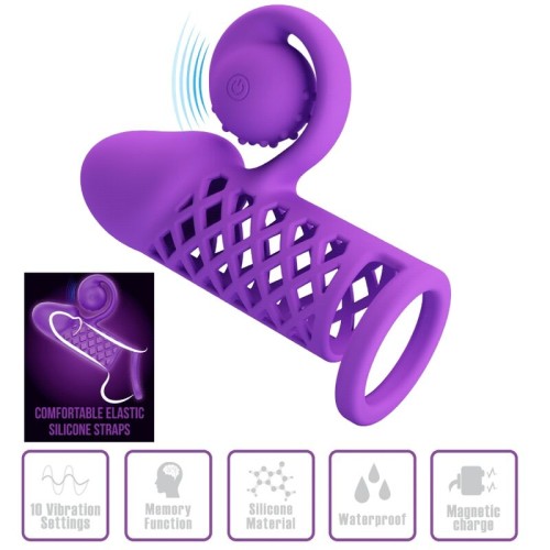 Harden Extended Sleeve Purple - Erection Enhancer