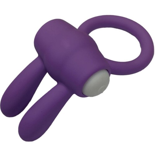 Armony Anillo Vibrador Mr Bunny Silicona Púrpura - Accesorio de Placer