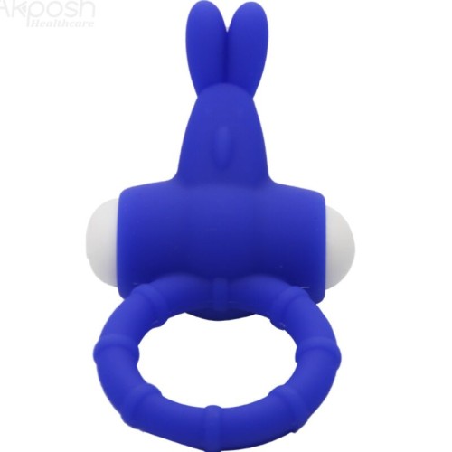 Armony Ms Bunny Silicone Vibrating Ring Blue