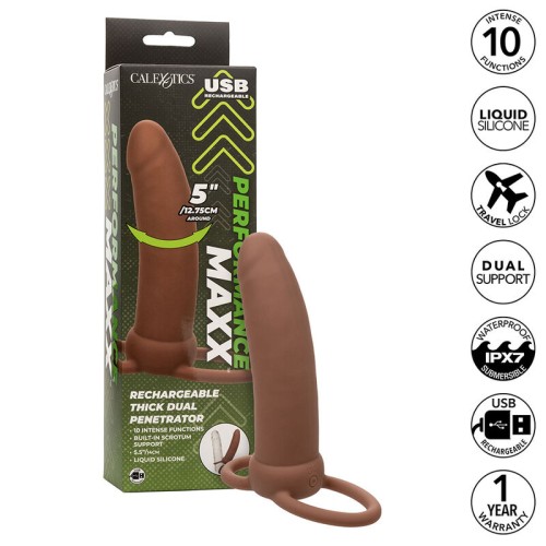 Maxx Doble Penetrador Grueso Vibrador - Mejora Tu Placer