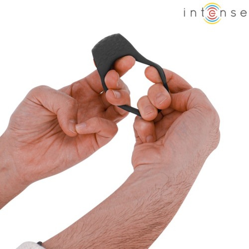 Intense Clover Vibrating Ring 10 Vibrations Black