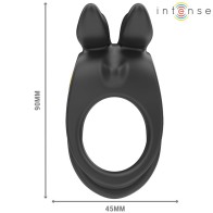 Intense Sam Double Vibrating Ring Black