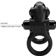 Double Ring Vibrator + Clitoral Stimulator for Couples