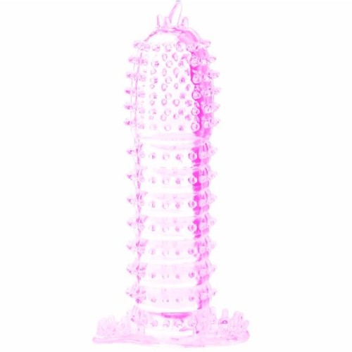 Baile Sleeve for Penis with Stimulating Dots Pink