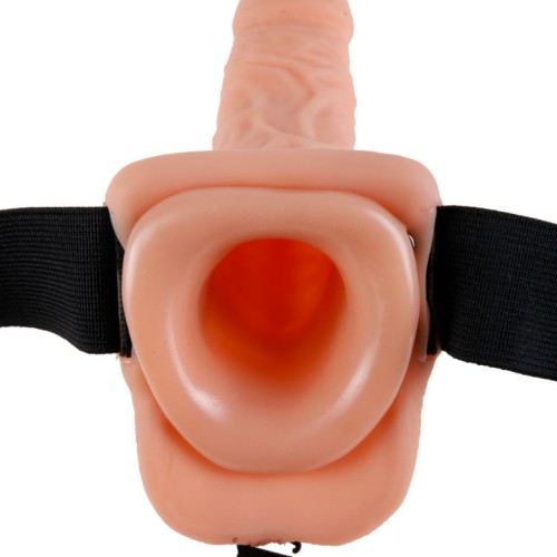 7\'\' Hollow Strap-On con Bolas para Placer