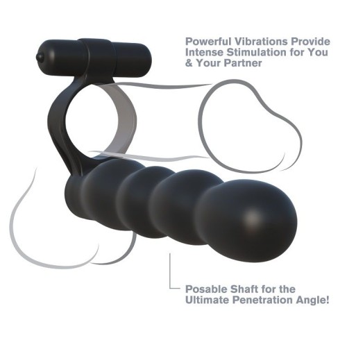 Double Penetration C-Ring Toy - Positionable