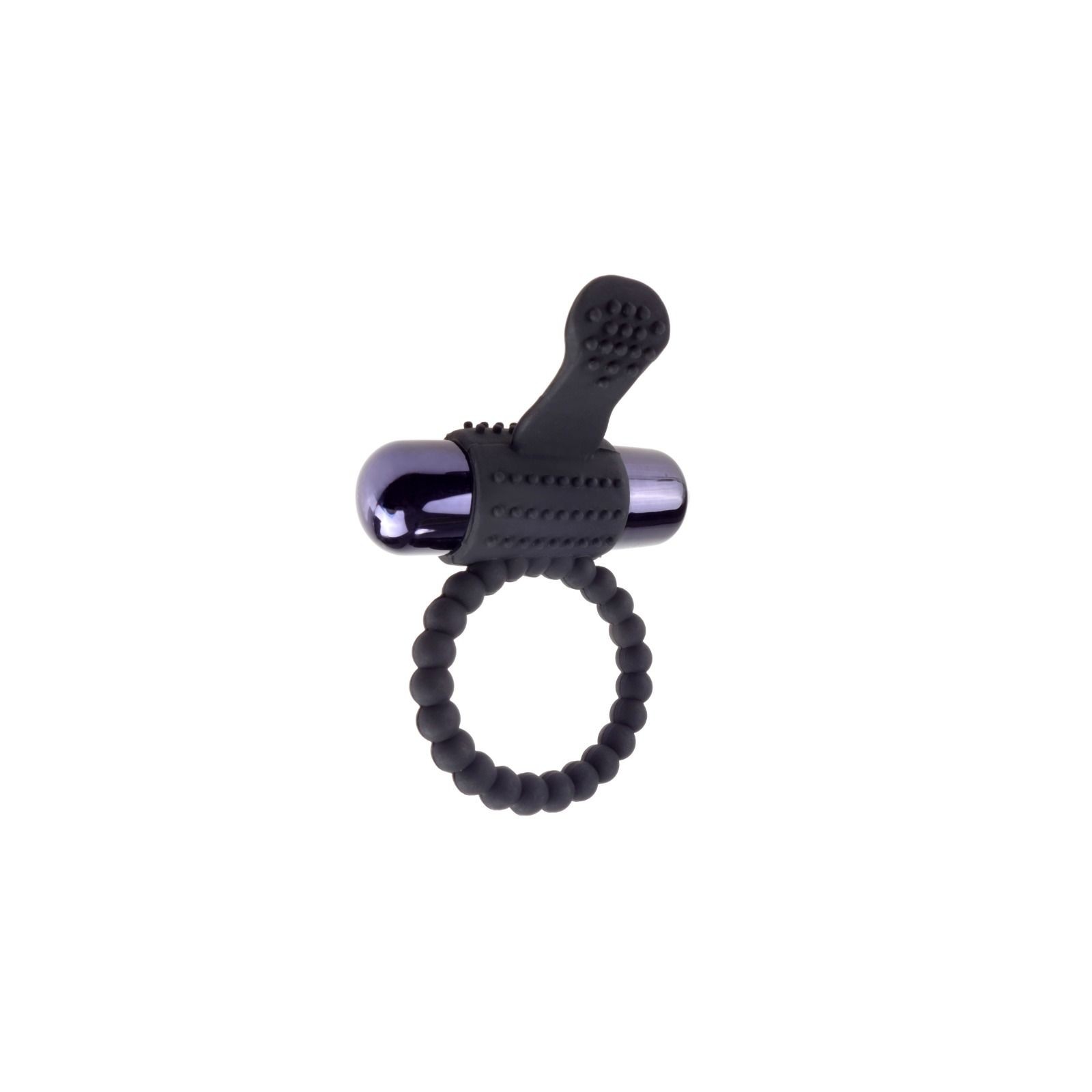 Anillo Vibrador De Silicona Negro