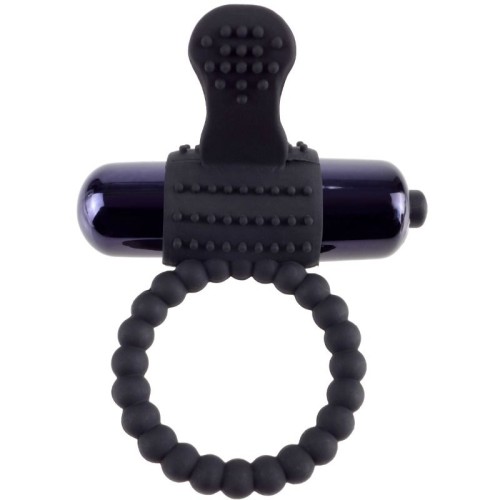 Black Silicone Vibrating Ring