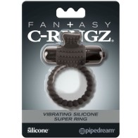 Black Silicone Vibrating Ring