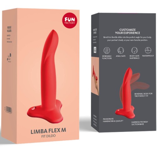 Purchase Limba Flexible Red Dildo Size M Online