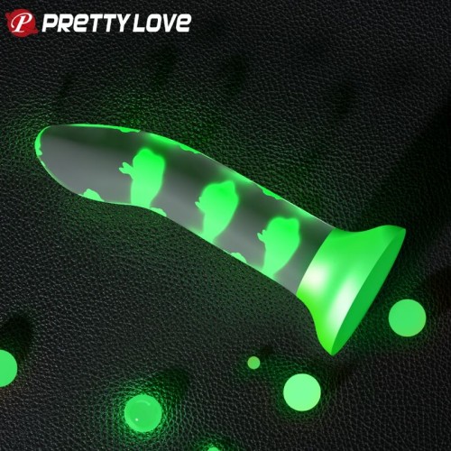 Pretty Love Dildo Magical Nightfall - Placer Luminosa Verde