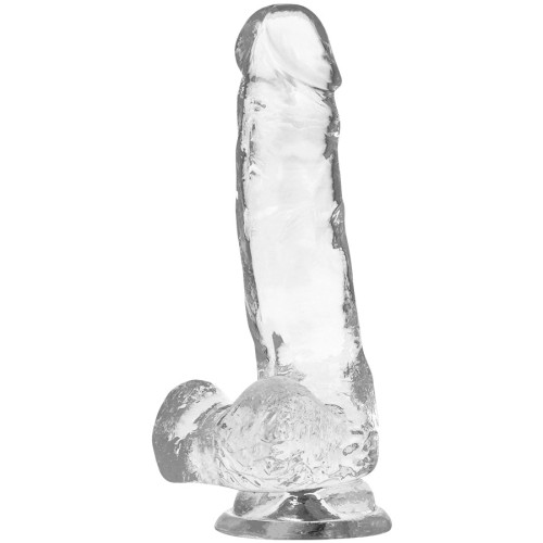 Clear Realistic Transparent Dildo 18.5 Cm