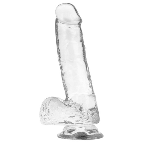 Clear Realistic Transparent Dildo 18.5 Cm