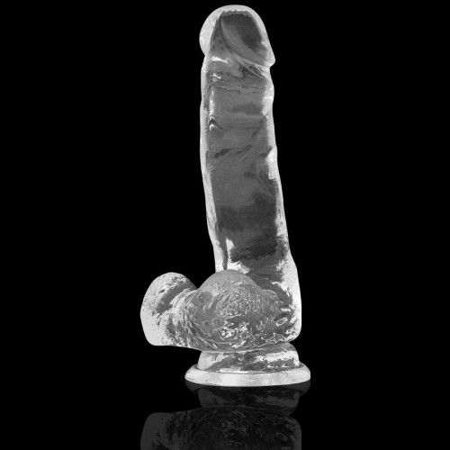 - Clear Dildo Realista Transparente 18.5 Cm