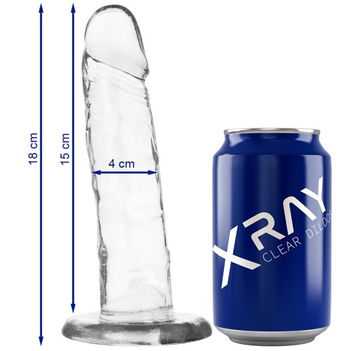 Dildo Transparente X Ray Clear para un Placer Realista