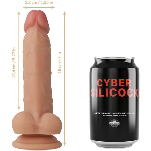 Jude Realistic Liquid Silicone 18cm Dildo