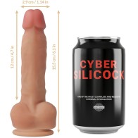 Ansel Realistic Liquid Silicone Dildo 15.5 cm