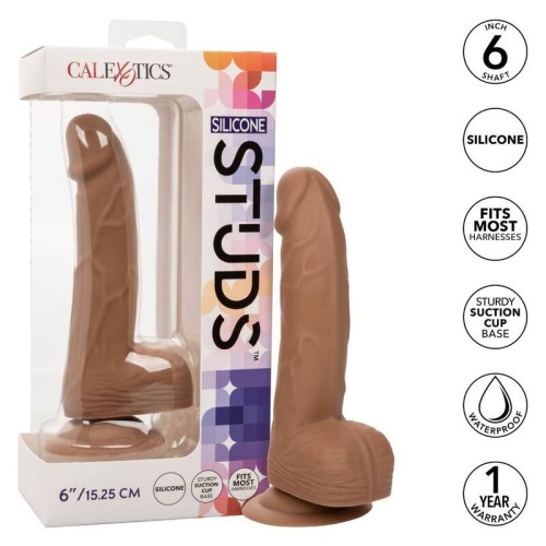 Silicone Studs 15.24 Cm Brown