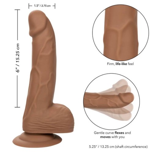 Silicone Studs 15.24 Cm Brown