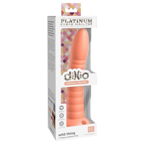 Dildo Wild Thing 17.78 Cm Naranja Dillio Platinum