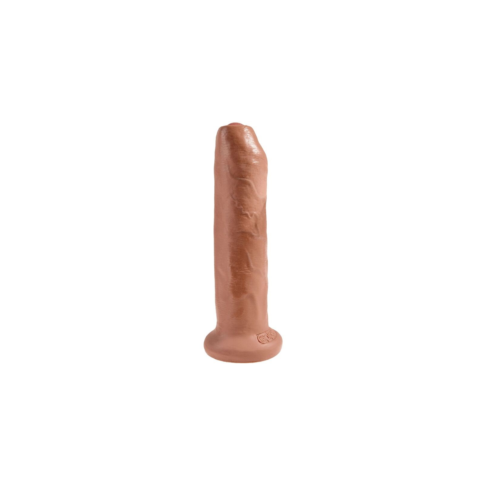 Pene Realistico Con Prepucio 17.8 Cm Caramelo