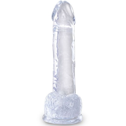 Clear Realistic Penis Dildo King Cock