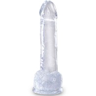 Clear Realistic Penis Dildo King Cock