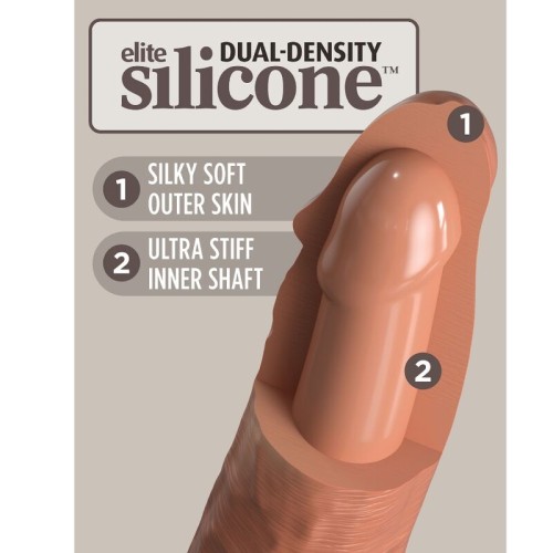 Dildo Realista King Cock Elite de Silicona para el Mayor Placer