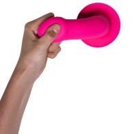 Hitsens 2 Pink Silicone Dildo for Intense Pleasure