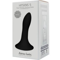 Hitsens 5 Dildo Silicona Negro - Placer Supremo