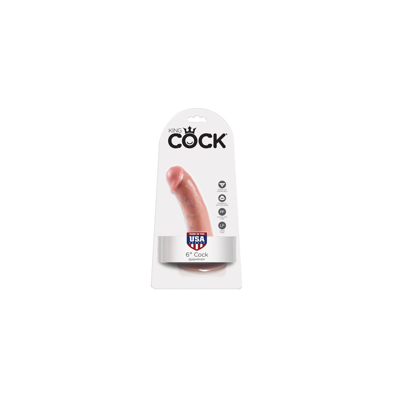 King Cock Realistic Dildo 15.2cm