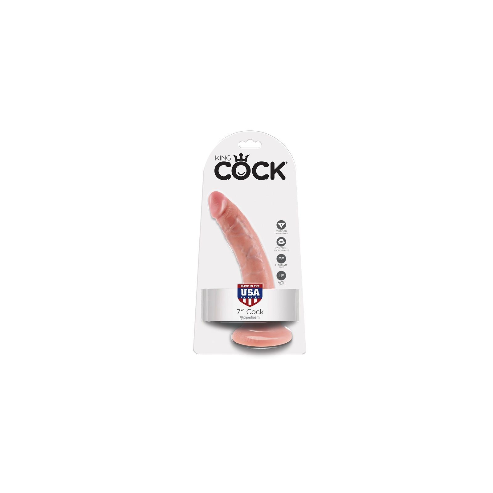 Dildo Natural King Cock 17.8 Cm